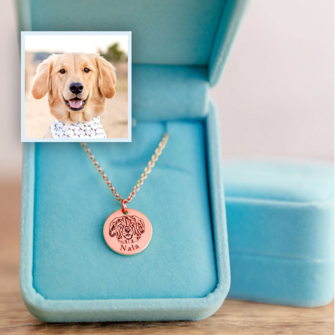 Collar con la cara de tu mascota