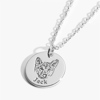 Colgante con la cara de tu mascota