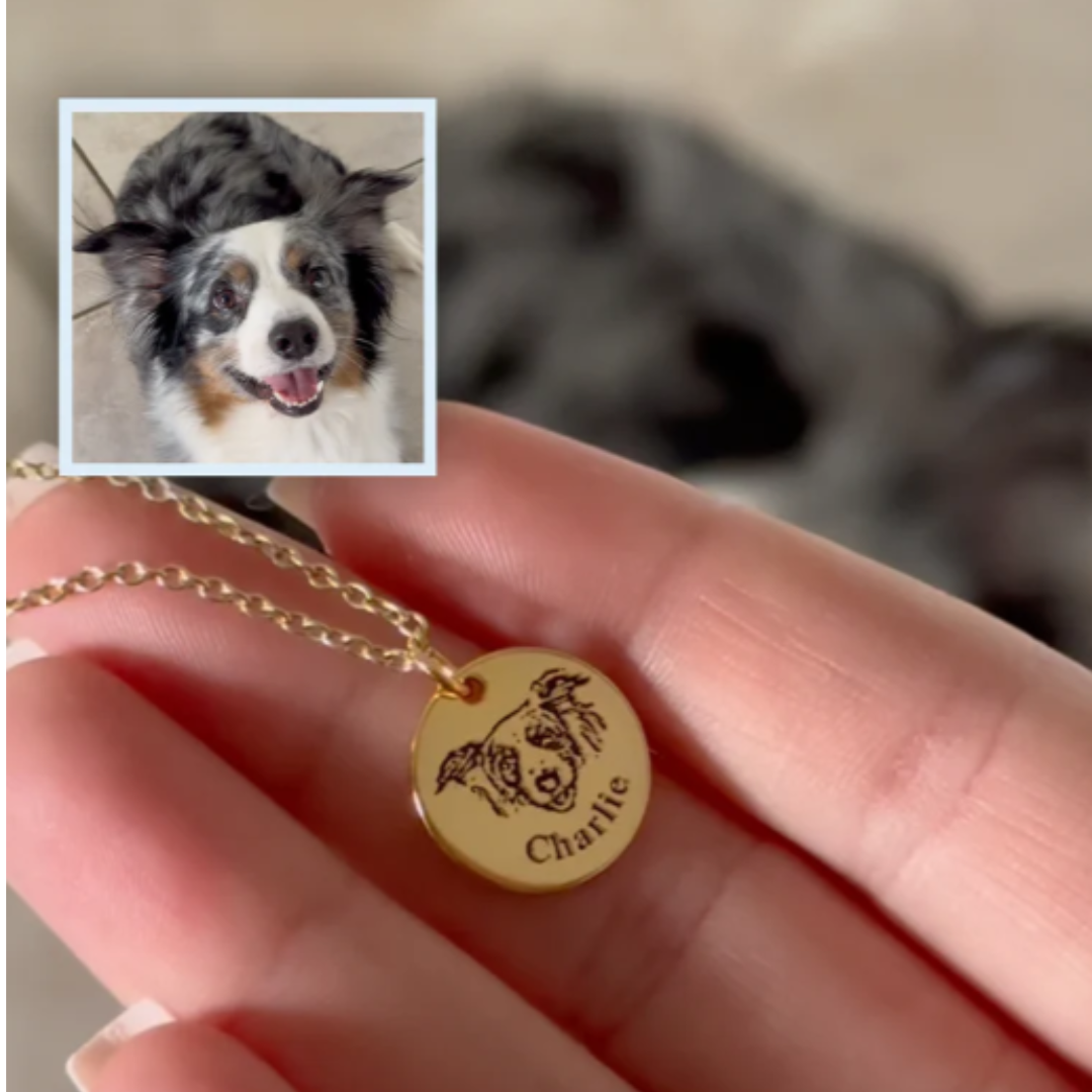 Collar con la cara de tu mascota