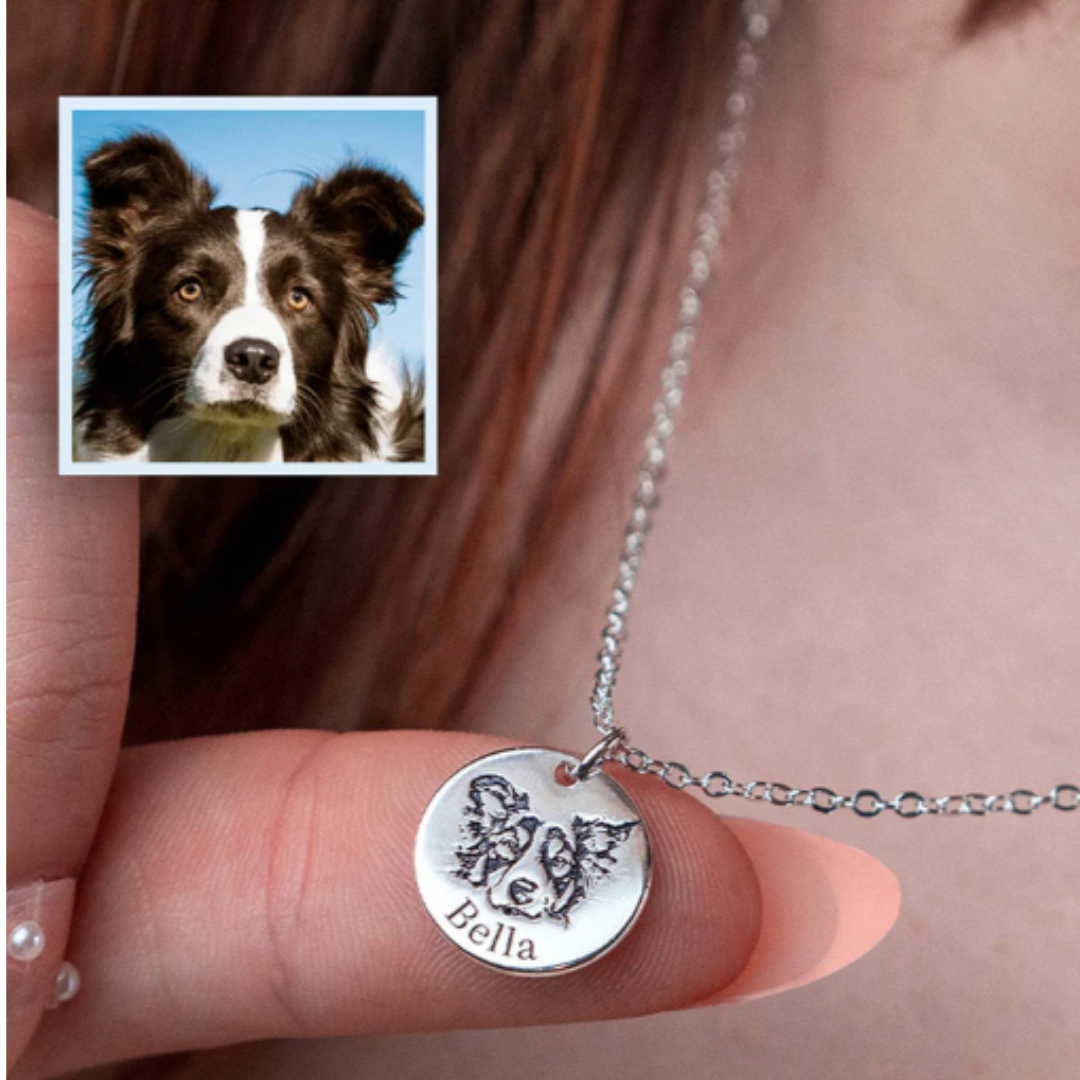 Collar con la cara de tu mascota